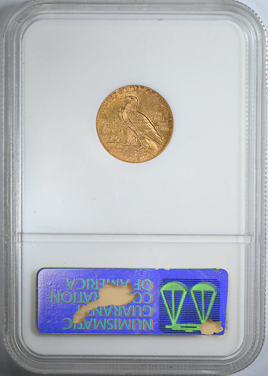 1927 Indian Head Gold Quarter Eagle $2.50 NGC MS63 CAC