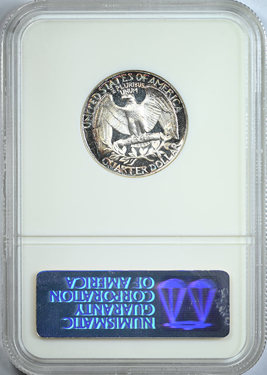 1961 Proof Washington Quarter 25C NGC PF68 Ultra Cameo - TONED!