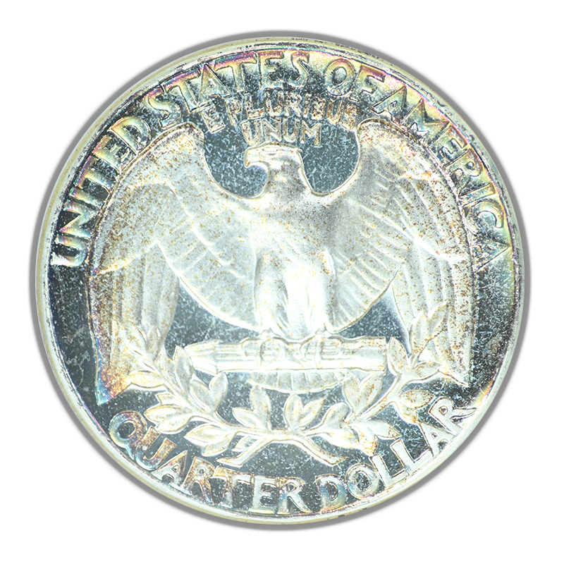 1961 Proof Washington Quarter 25C NGC PF68 Ultra Cameo - TONED!