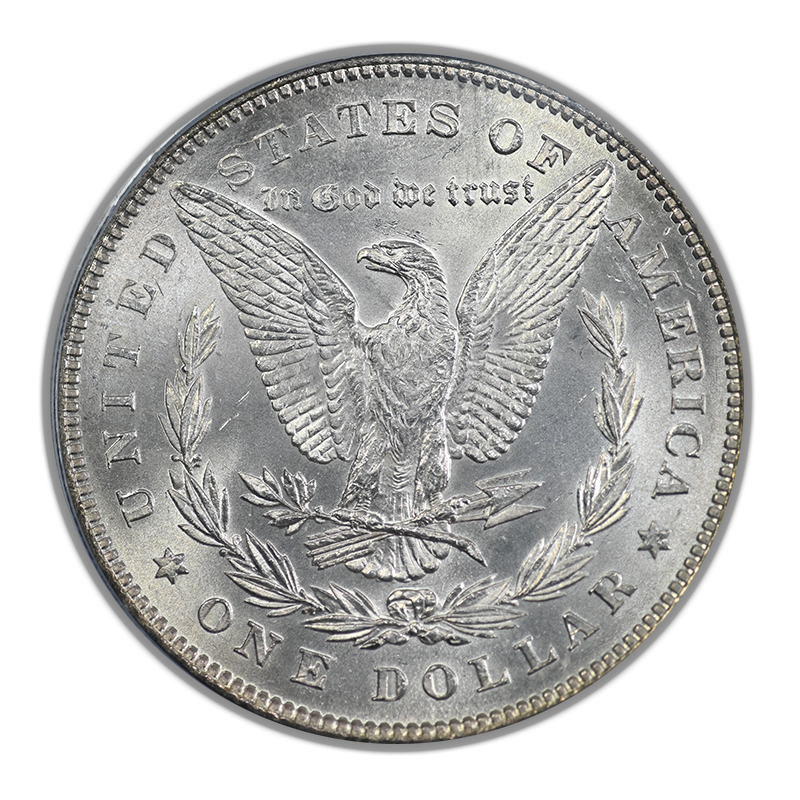 1878 7/8TF Morgan Dollar $1 PCGS MS64 - Weak