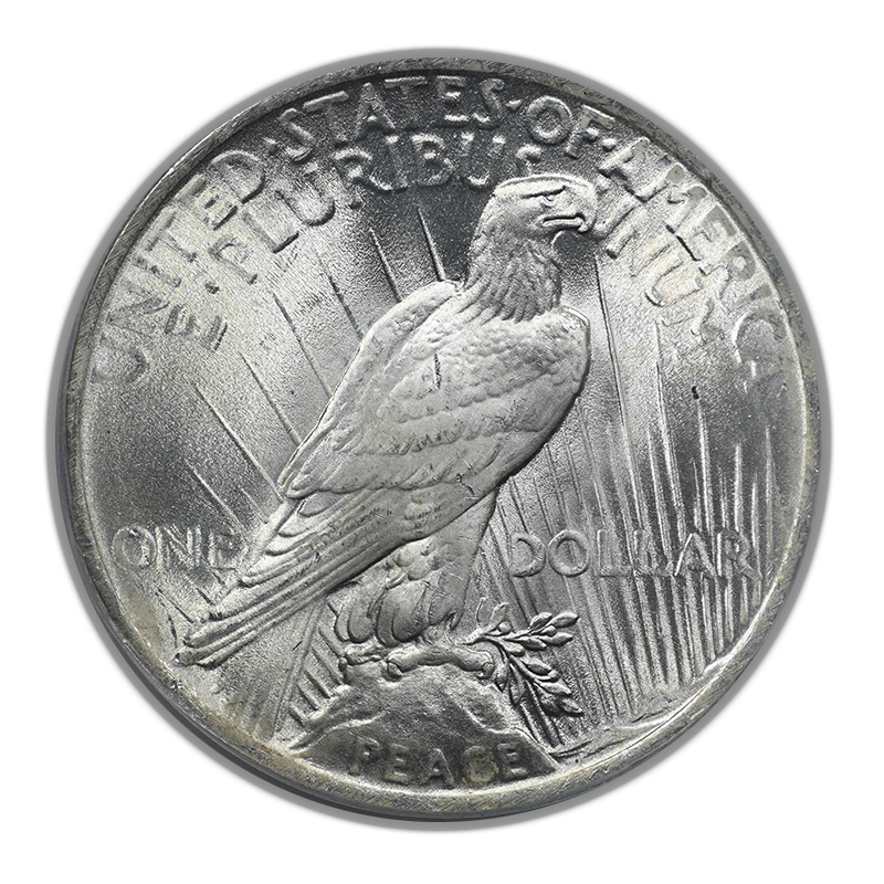 1923 Peace Dollar $1 PCGS MS66+ CAC