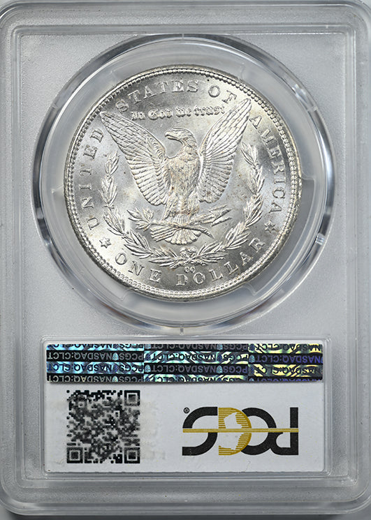 1890-CC Morgan Dollar $1 PCGS MS63 Reverse Slab