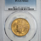 1912 Indian Head Gold Eagle $10 PCGS MS63