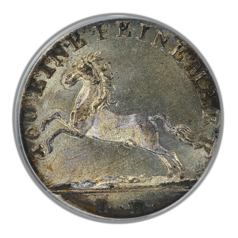 1823 LB German States Hannover 1/12T Thaler PCGS MS66
