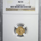 1854-S Type 1 Liberty Head Gold Dollar G$1 NGC AU55 Obverse Slab