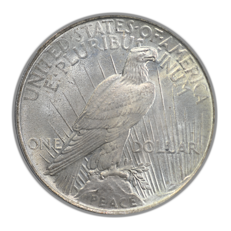 1922 Peace Dollar $1 PCGS MS65+