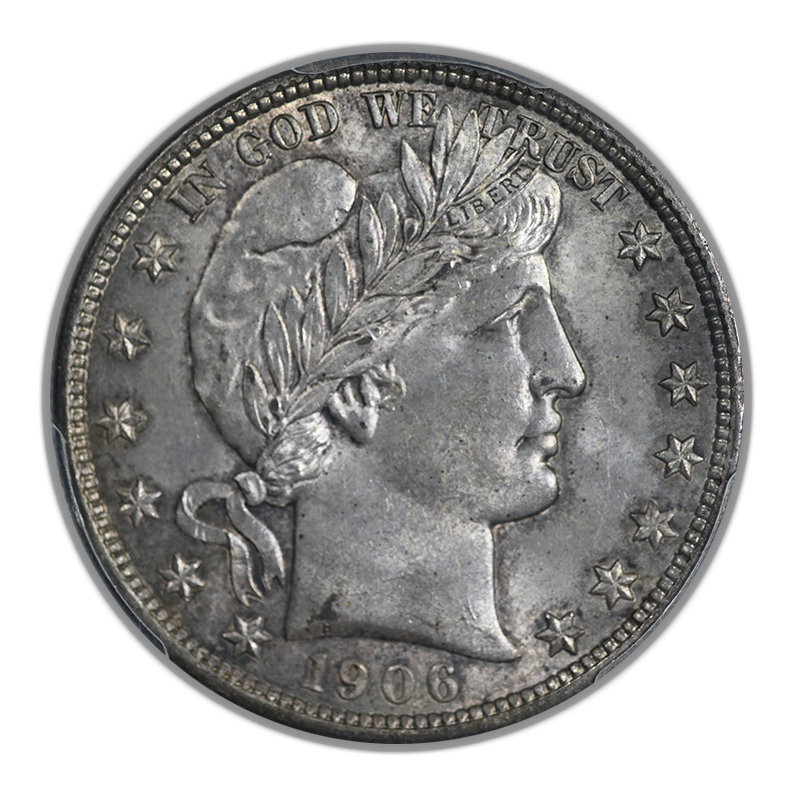 1906-D Barber Half Dollar 50C PCGS MS63