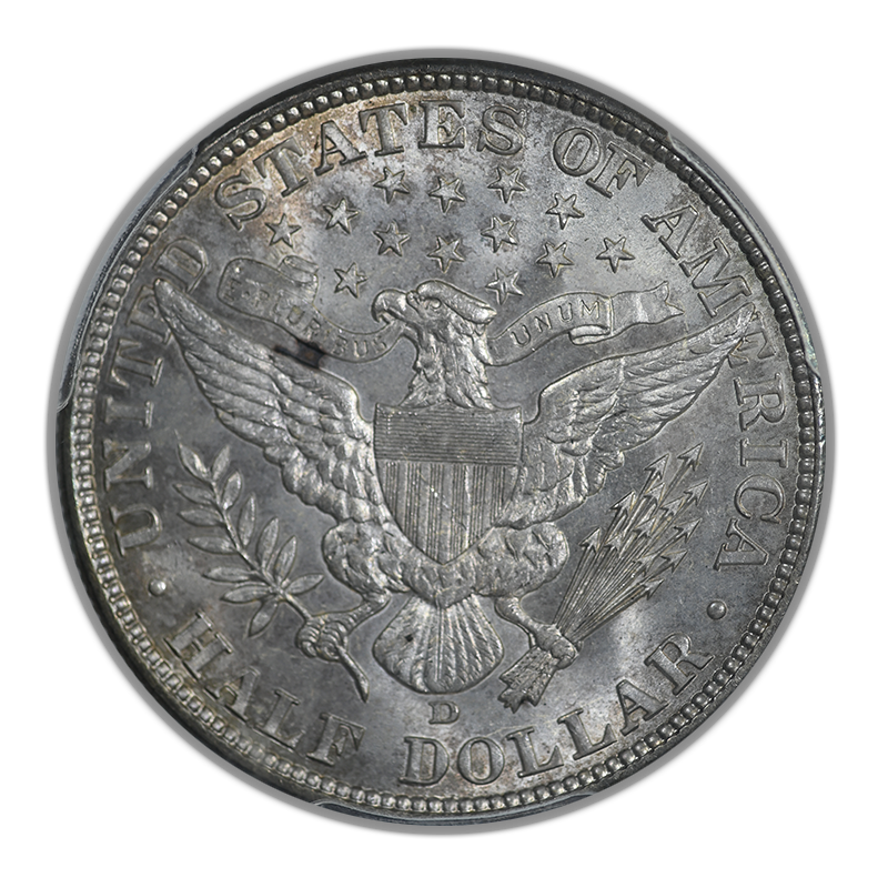 1906-D Barber Half Dollar 50C PCGS MS63