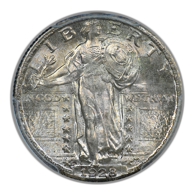 1928-S Standing Liberty Quarter 25C PCGS MS66