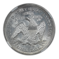 1871 Liberty Seated Dollar $1 NGC MS61