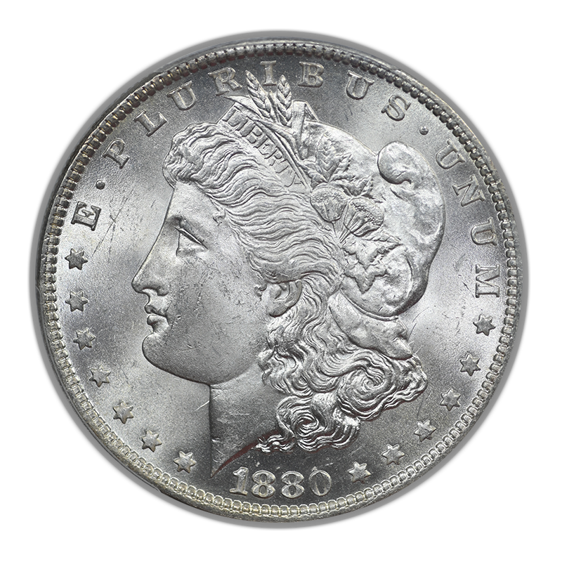 1880-O Morgan Dollar $1 PCGS MS64