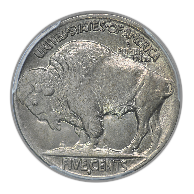 1913-S Type 2 Buffalo Nickel 5C PCGS MS62