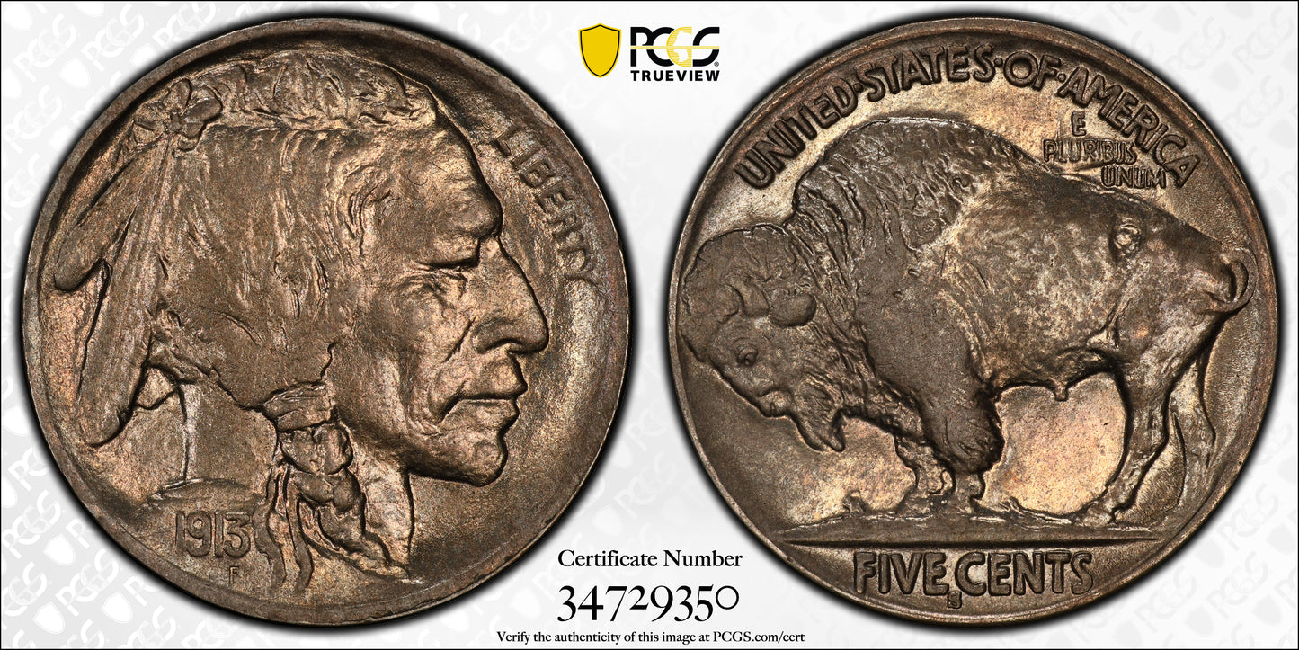1913-S Type 2 Buffalo Nickel 5C PCGS MS62