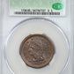 1851 Braided Hair Liberty Head Large Cent 1C CAC MS65BN