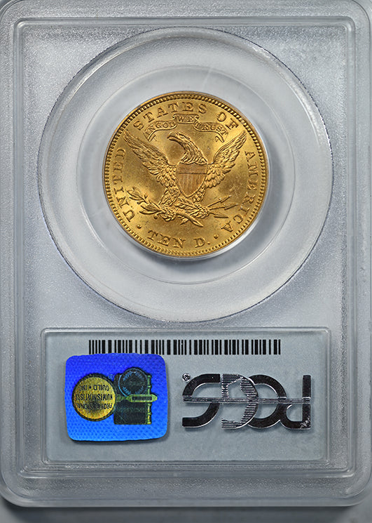 1907 Liberty Head Gold Eagle $10 PCGS MS63 CAC Reverse Slab