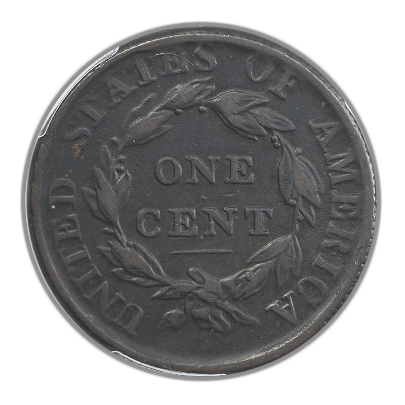 1810/09 Classic Head Large Cent 1C PCGS F12 Reverse