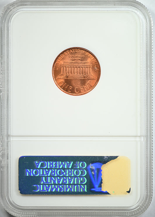 1995 Doubled Die Obverse Lincoln Memorial Cent 1C NGC MS67RD CAC DDO