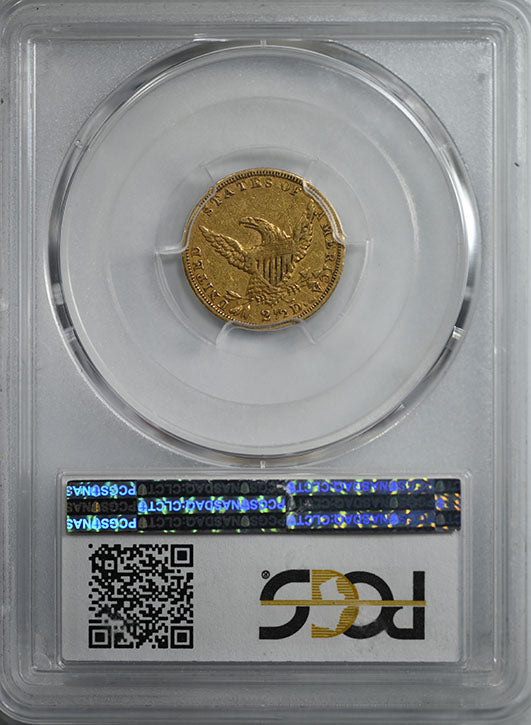 1836 Classic Head Gold Quarter Eagle $2.50 PCGS XF40 - Script 8 Reverse Slab