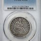 1868-S Liberty Seated Half Dollar 50C PCGS VF35