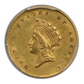 1855 Type 2 Indian Princess Head Gold Dollar G$1 PCGS AU58