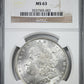 1878 7TF Reverse of 1879 Morgan Dollar $1 NGC MS63