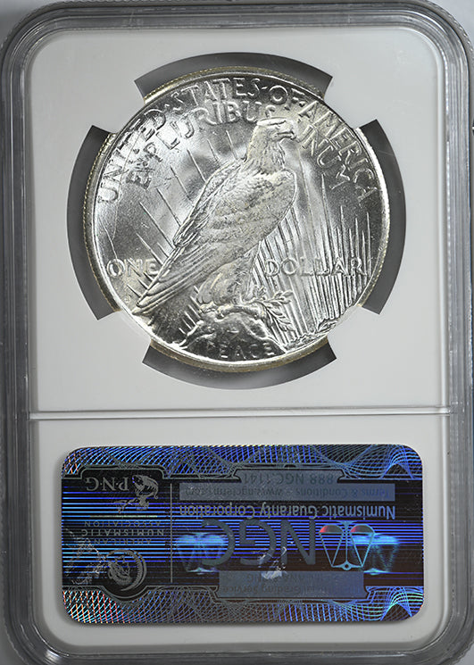 1925-S Peace Dollar $1 NGC MS63