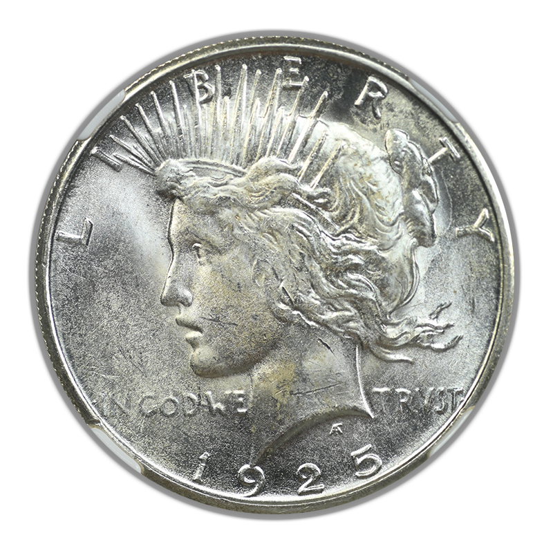 1925-S Peace Dollar $1 NGC MS63