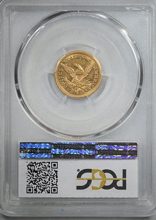 1859-S Liberty Head Gold Quarter Eagle $2.50 PCGS AU55