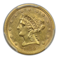 1859-S Liberty Head Gold Quarter Eagle $2.50 PCGS AU55
