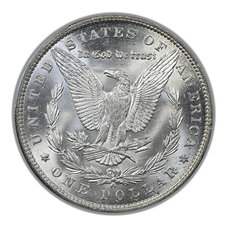 1892-O Morgan Dollar $1 PCGS MS62 Reverse