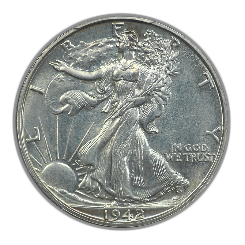 1942 Proof Walking Liberty Half Dollar 50C PCGS PR63