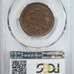 1837 Coronet Head Large Cent 1C PCGS MS63BN - Head of 1838