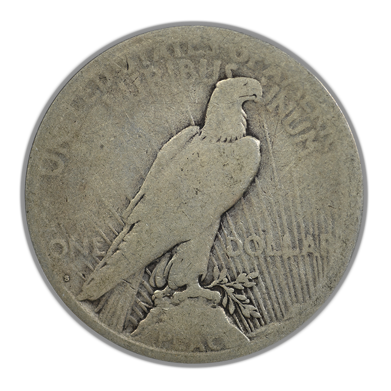 1924-S Peace Dollar $1 PCGS AG03 CAC - Lowball