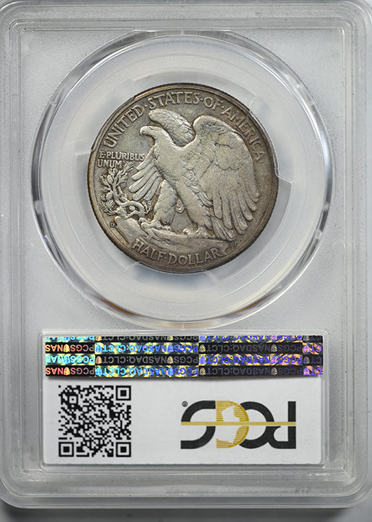 1938-D Walking Liberty Half Dollar 50C PCGS VF35