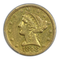 1848-D Liberty Head Gold Half Eagle $5 PCGS AU50 - DAHLONEGA GOLD!