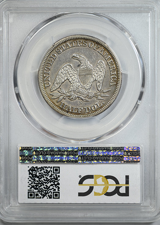 1862-S Liberty Seated Half Dollar 50C PCGS XF45