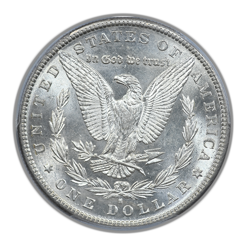 1882-S Morgan Dollar $1 PGCS AU58+ CAC