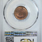 1874 Indian Head Cent 1C PCGS MS65RB Reverse Slab