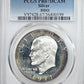 1971-S Proof Silver Eisenhower Ike Dollar $1 PCGS PR67DCAM Deep Cameo Minor Variety Doubled Die Obverse DDO - TONED!