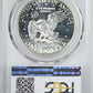 1971-S Proof Silver Eisenhower Ike Dollar $1 PCGS PR67DCAM Deep Cameo Minor Variety Doubled Die Obverse DDO - TONED!