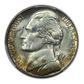 1945-P Silver Jefferson War Nickel 5C CAC MS66+ - TONED!