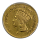 1857-S Indian Princess Gold Three Dollar $3 PCGS VF35 Obverse