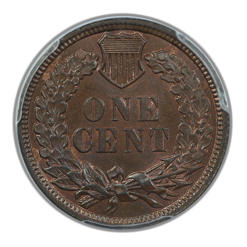1882 Bronze Indian Head Cent 1C PCGS MS64BN Reverse