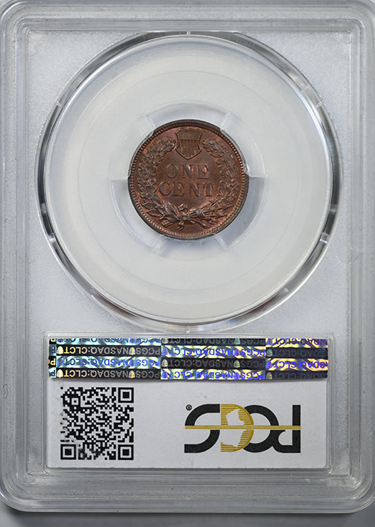 1882 Bronze Indian Head Cent 1C PCGS MS64BN Reverse Slab