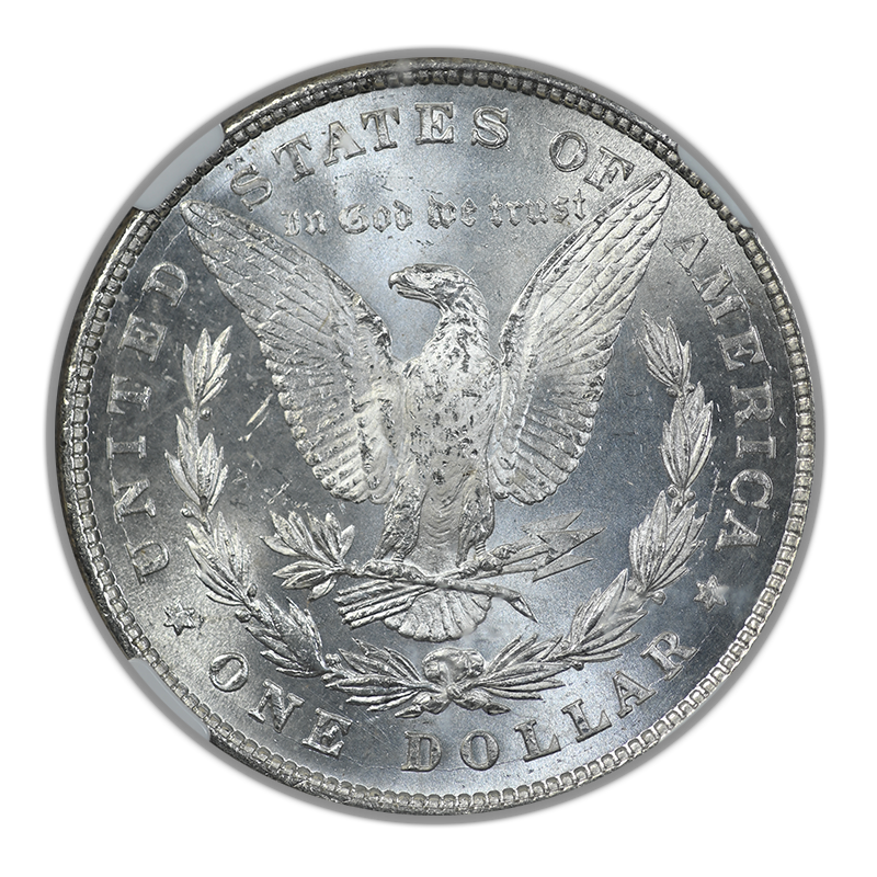1878 8TF Morgan Dollar $1 NGC MS64 Reverse