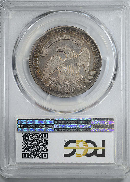 1830 Capped Bust Half Dollar 50C PCGS VF25 - Small 0 - NICE COLOR!