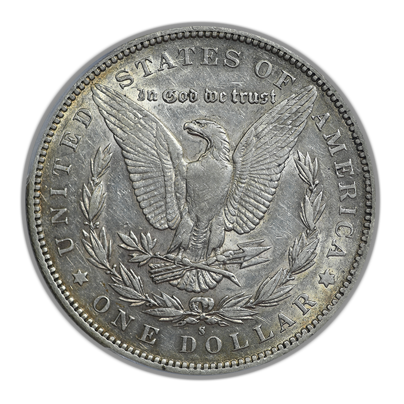 1892-S Morgan Dollar $1 PCGS XF45