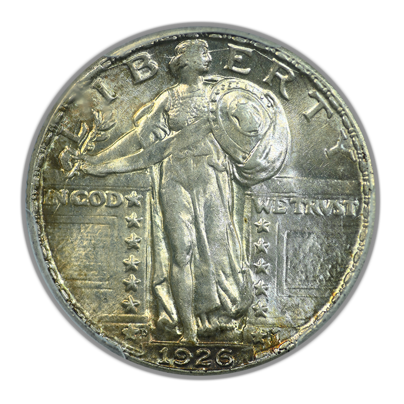 1926-D Standing Liberty Quarter 25C PCGS MS63