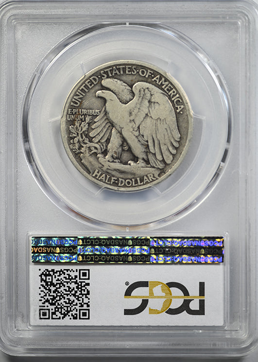1921-S Walking Liberty Half Dollar 50C PCGS VG08