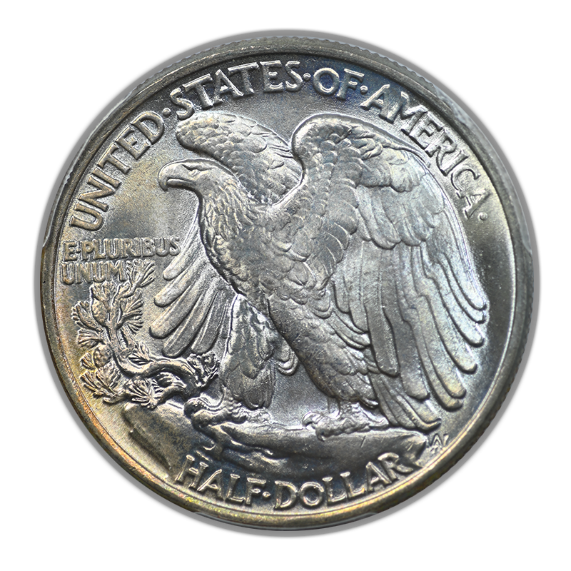 1946 Walking Liberty Half Dollar 50C PCGS MS65+